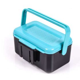 Dual-purpose bait box with handle