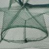 Foldable Fishing Net Trap For Fish Minnow Crab Crayfish Crawdad Shrimp; Dip Cage Collapsible Hexagon 6 Hole Fishing Accessories - Green