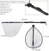 Kylebooker Fold Rubber Fly Fishing Net FN004 - Black