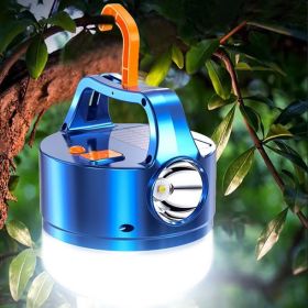 3N1 Solar Lantern With Remote - Blue