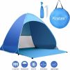 Pop Up Beach Tent for 1-3 Person Rated UPF 50+ for UV Sun Protection Waterproof - Kratax-J737