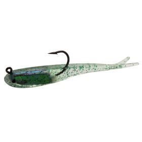 10pcs Lure Artificial Lure With Hook; Small Gray Fish Simulation Soft Bait - With Hook(green) - 10pcs