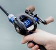 Left Handed Fishing Reel with Spool Carbon Fiber Drag - Blue