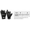 ABU Garcia Fishing Gloves Three Fingers Cut Lure Anti-Slip Leather Gloves PU Outdoor Sports Fingerless Gloves 1Pair High-Quality - XL