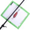 4 Packs Fishing Lure Wraps Clear PVC Protective Covers - Green - 4 Pack Large 7.48in x 3.89in