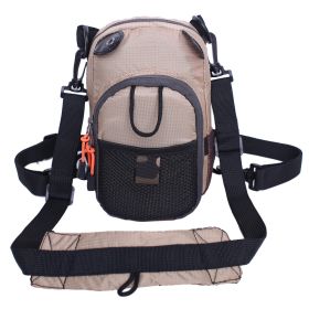 Fly Fishing Chest Bag Lightweight Waist Pack - Khaki