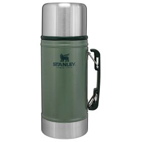 Stanley Classic Legendary Vacuum Insulated Stainless Steel Food Jar 24 oz - Hammertone Green - STANLEY