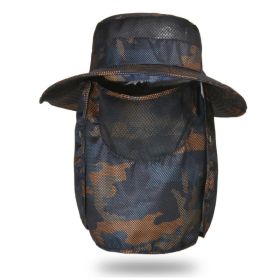 Fishing Hat; Waterproof Sun Protection Boonie Hat For Outdoor Safari Hunting Hiking Gardening - Tangerine