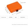165pcs Fishing Accessories Kit With Box - Tangerine