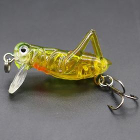 Fishing Bionic Grasshopper Lure; Wobbler Hard Bait For Freshwater 3g/0.11oz 35mm/1.38in - Color-C