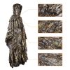 Kylebooker 3D Maple Leafy Hunting Camouflage Poncho Ghillie Suit Sniper Clothing Camo Cape Cloak - M/L