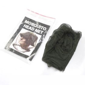 1pc Anti-mosquito Hood; Outdoor Fishing Anti-mosquito Head Net; Reusable And Portable Outdoor Products - Green