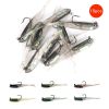 10pcs Lure Artificial Lure With Hook; Small Gray Fish Simulation Soft Bait - With Hook(golden) - 10pcs
