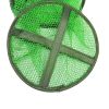 Rustproof Fish Basket; Collapsible Fshing Net Cage Fish Baskets For Live Fish Robust And Easy To Use - Green