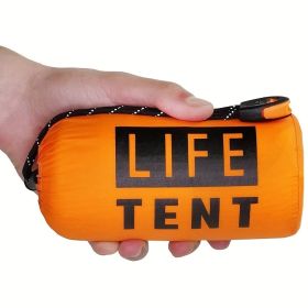 Life Tent Emergency Survival Shelter; 2 Person Emergency Tent; Emergency Shelter; Tube Tent; Survival Tarp - Includes Survival Whistle - Waterproof Th