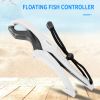 Fish Lip Gripper Grip Bass Trout ABS Plastic Lipgrip Floating Fishing Pliers Floating Controller Fishing Tool Tackle - white