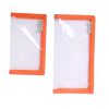 4 Packs Fishing Lure Wraps Clear PVC Protective Covers - Orange - 4 Pack Large 7.48in x 3.89in