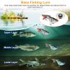 4Pcs 10cm/20g Bass Fishing Lure 6 Segment Multi Jointed Lifelike Fish Lures Sinking Wobbler - Multi-Color