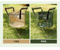 30L Outdoor folding bucket camping self-driving portable barbecue dishwashing bucket telescopic fishing bucket - Outdoor folding bucket-Khaki