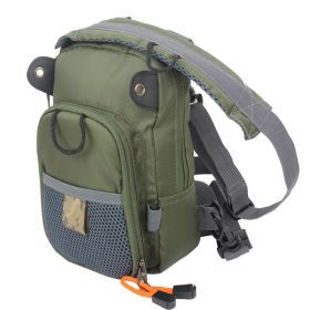 Fly Fishing Chest Bag Lightweight Waist Pack - Green