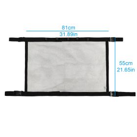 SUV Ceiling Storage Net With Fishing Rod Holder Fishing Rod Accessories - Black S