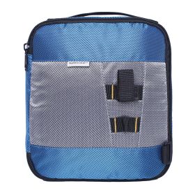 Fishing Soft BaitS Binder Bag Lure Storage Tackle Wallet Case - Blue