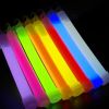 6in Fluorescent Stick With Hook And Red String; Outdoor Camping Adventure Camping Lighting; Luminous Survival Supplies - Mixed Color 3pcs