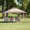 13' x 13' Beige Instant Outdoor Canopy with UV Protection - Beige