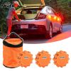 3/6/8 PACK Auto Emergency Lights Car Warning Light LED Flare Roadside Safety Puck With Magnet Hook; Include Work Flashlight With 3 Screwdrivers - 8PAC