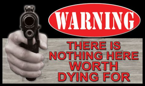 Nothing Worth Dying For Door Mat - 017-1868