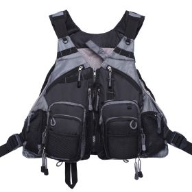 Fly Fishing Vest Pack Adjustable for Men and Women - Black