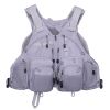 Fly Fishing Vest Pack Adjustable for Men and Women - Gray