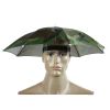55cm Foldable Headwear Umbrella Fishing Hiking Hat Cap Camping Headwear Camo - Camouflage