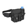 Tactical Waist Bag Denim Waistbag With Water Bottle Holder For Outdoor Traveling Camping Hunting Cycling - Jungle Camouflage