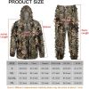 Kylebooker 3D Bionic Maple Leaf Hunting Ghillie Suit Camouflage Sniper Clothing - 3XL