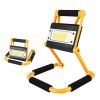 1Pack LED Working Light High Lumen Rechargeable Floodlight Portable Foldable Camping Light With 360¬∞ Rotation Stand - Red