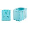 1pc Portable Folding Toilet Urinal For Camping Travel - Pink
