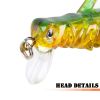 Fishing Bionic Grasshopper Lure; Wobbler Hard Bait For Freshwater 3g/0.11oz 35mm/1.38in - Color-E