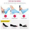 Waterproof Shoe Cover; Reusable Non-Slip Foldable Outdoor Overshoes For Rainy Days - Black - 4.0