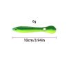 5pcs Artificial Fishing Lures; Soft Silicone Fishing Baits For Bass Trout Freshwater Saltwater - 3.94inch/6g