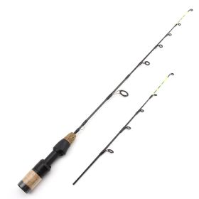 Double Tip Ice Fishing Winter Spinning Wheel Tackle Set Fishing Rod