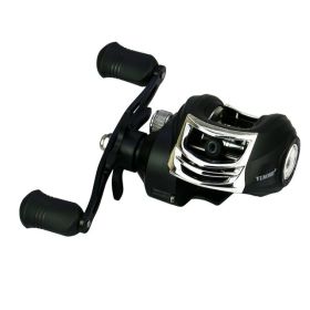 Fishing Gear Magnetic Brake Water Drop Wheel (Option: AK200 black silver right hand)