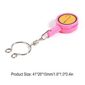 New Outdoor Fishing Tools, Hooks, Portable Fishing Gear And Tools (Option: Pink-41X26X10mm)