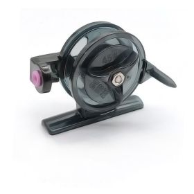 Ice Fishing Reel Winter Fishing Reel With Force-relieving Small Plastic (Option: Black61bearing)