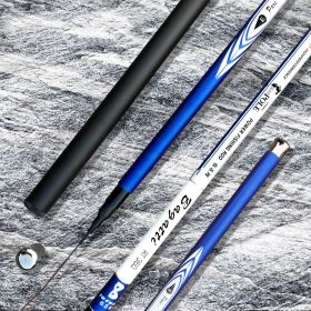 Carbon Super Hard And Super Light Fishing Rod (Option: Blue-3.6M)