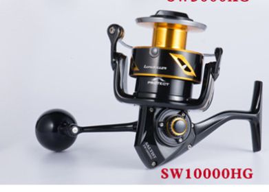 New High-speed All-metal Iron Plate Sea Fishing Spinning Reel (Option: SW10000XG)