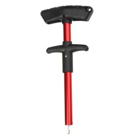 Portable T-shaped hook extractor (Option: Red pole-S)