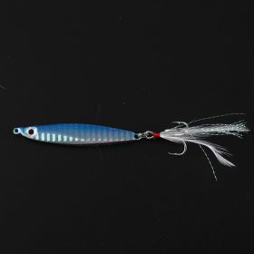Feather Hook Sequins Lure Bait (Option: Blue Back-22g With Hook)