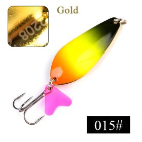 42g Double Iron Plate Sequin Road Sub Fish Hook (Option: 15Color-30g)
