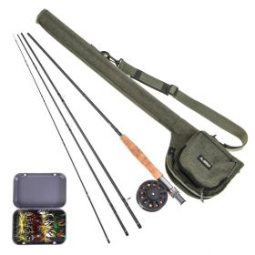 Canvas Portable Fly Fishing Rod Bag Reel Combo With Carry Case (Option: A7)